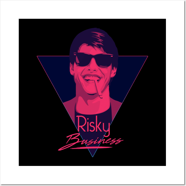 Risky Business 80s Wall Art by TheSnowWatch